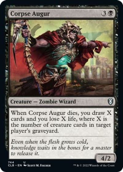 Corpse Augur Commander Legends: Battle for Baldur's Gate Magic card