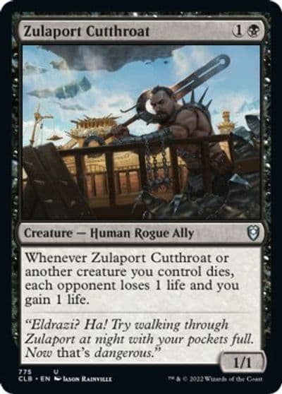 Zulaport Cutthroat Commander Legends: Battle for Baldur's Gate Magic card