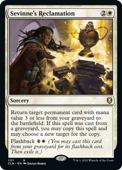Sevinnes Reclamation Commander Legends: Battle for Baldur's Gate Magic card