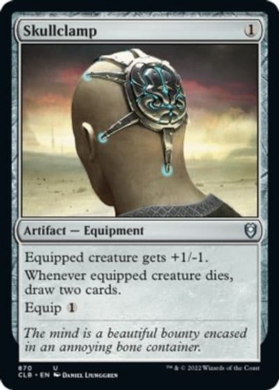 Skullclamp Commander Legends: Battle for Baldur's Gate Magic card
