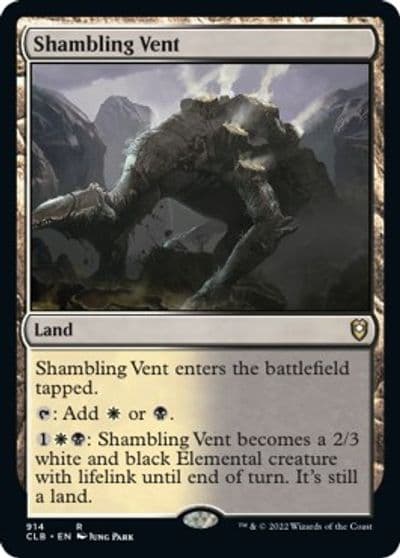 Shambling Vent Commander Legends: Battle for Baldur's Gate Magic card