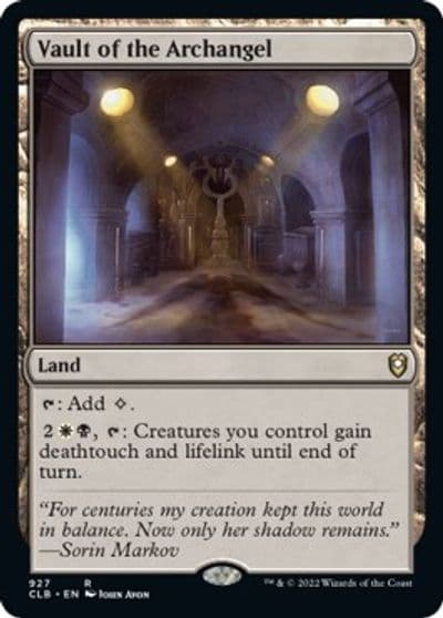 Vault of the Archangel Commander Legends: Battle for Baldur's Gate Magic card