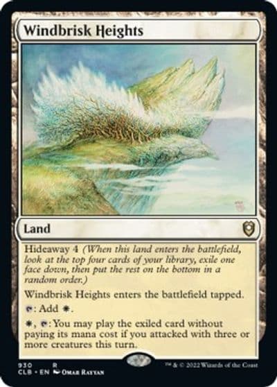 Windbrisk Heights Commander Legends: Battle for Baldur's Gate Magic card
