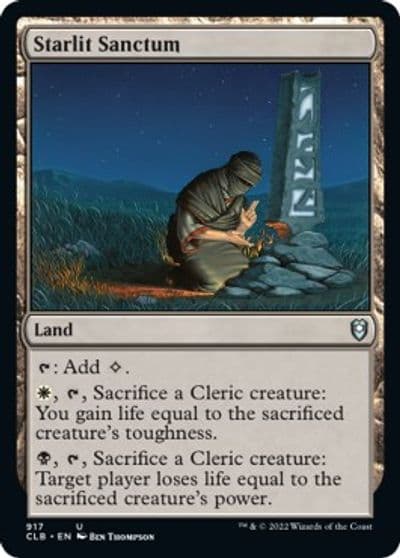 Starlit Sanctum Commander Legends: Battle for Baldur's Gate Magic card