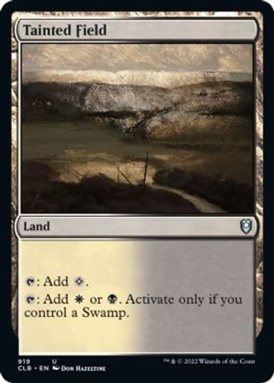 Tainted Field Commander Legends: Battle for Baldur's Gate Magic card