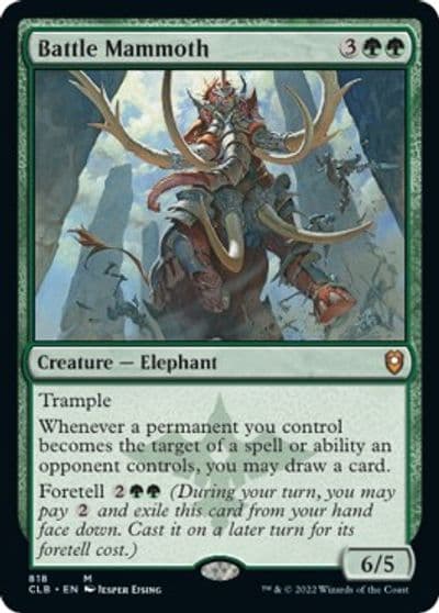 Battle Mammoth Commander Legends: Battle for Baldur's Gate Magic card