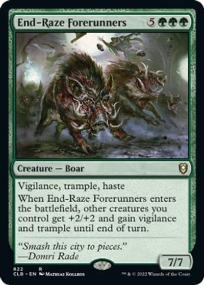 End Raze Forerunners Commander Legends: Battle for Baldur's Gate Magic card