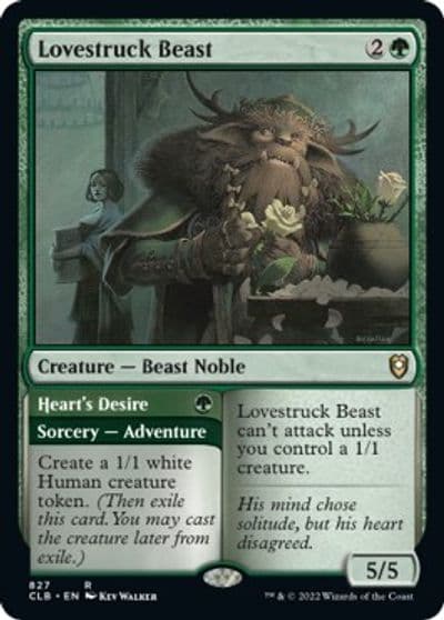 Lovestruck Beast Commander Legends: Battle for Baldur's Gate Magic card