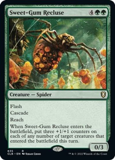 Sweet Gum Recluse Commander Legends: Battle for Baldur's Gate Magic card