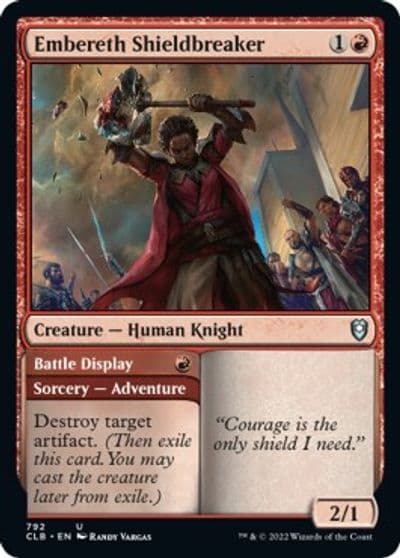 Embereth Shieldbreaker Commander Legends: Battle for Baldur's Gate Magic card