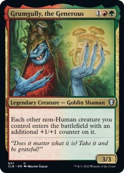 Grumgully the Generous Commander Legends: Battle for Baldur's Gate Magic card