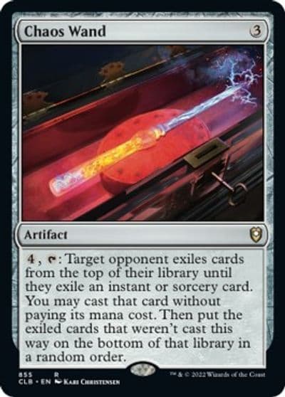 Chaos Wand Commander Legends: Battle for Baldur's Gate Magic card