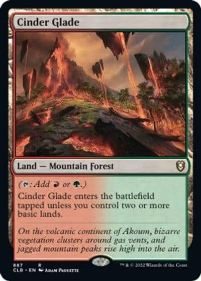 Cinder Glade Commander Legends: Battle for Baldur's Gate Magic card