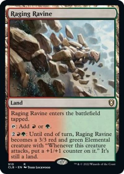 Raging Ravine Commander Legends: Battle for Baldur's Gate Magic card