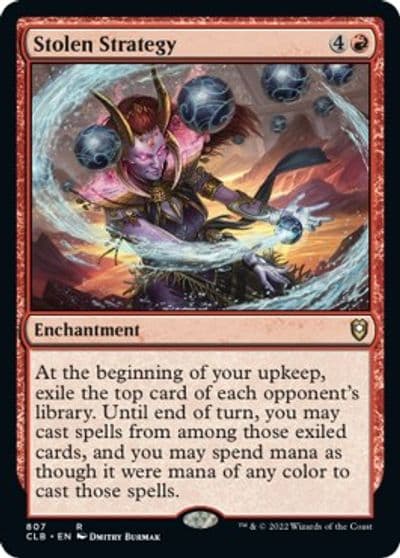 Stolen Strategy Commander Legends: Battle for Baldur's Gate Magic card