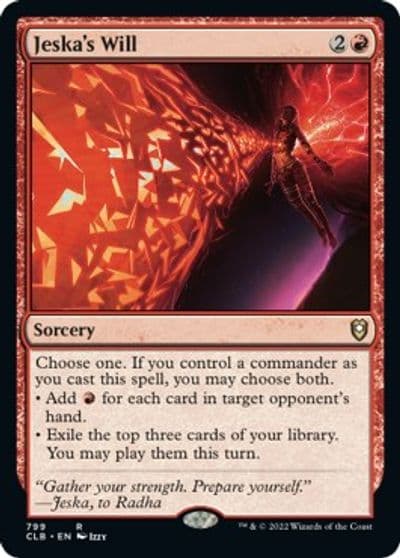 Jeskas Will Commander Legends: Battle for Baldur's Gate Magic card