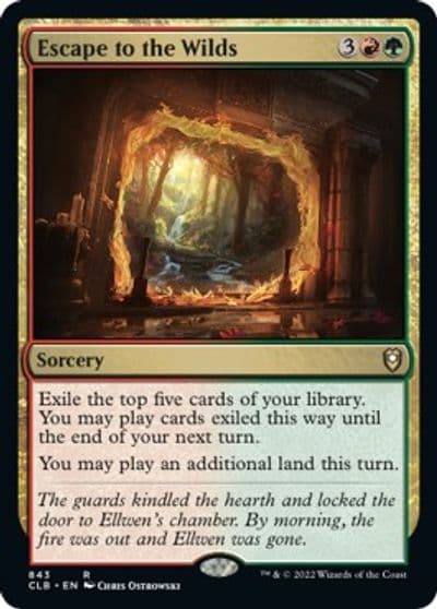 Escape to the Wilds Commander Legends: Battle for Baldur's Gate Magic card