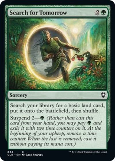 Search for Tomorrow Commander Legends: Battle for Baldur's Gate Magic card