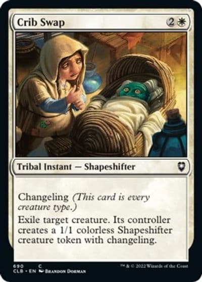Crib Swap Commander Legends: Battle for Baldur's Gate Magic card