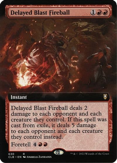 Delayed Blast Fireball Extended Art Commander Legends: Battle for Baldur's Gate Magic card