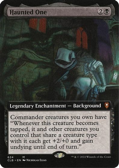 Haunted One Extended Art Commander Legends: Battle for Baldur's Gate Magic card