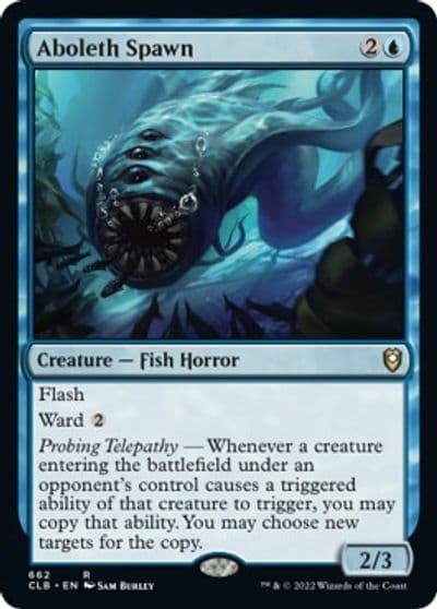 Aboleth Spawn Commander Legends: Battle for Baldur's Gate Magic card