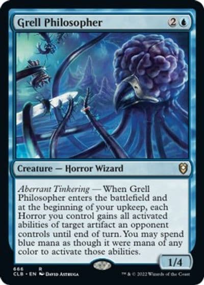 Grell Philosopher Commander Legends: Battle for Baldur's Gate Magic card