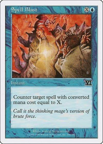 Spell Blast Classic Sixth Edition Magic card