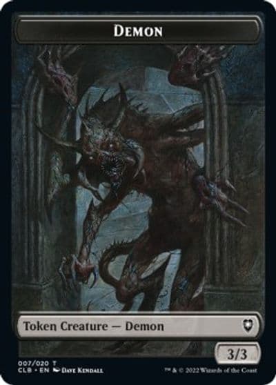 Demon Token Commander Legends: Battle for Baldur's Gate Magic card