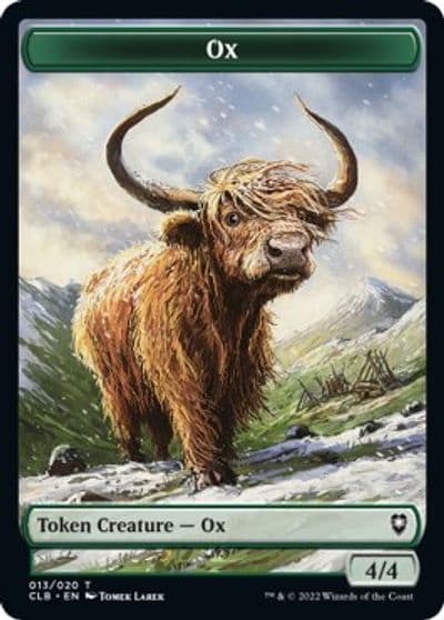 Ox Token Commander Legends: Battle for Baldur's Gate Magic card