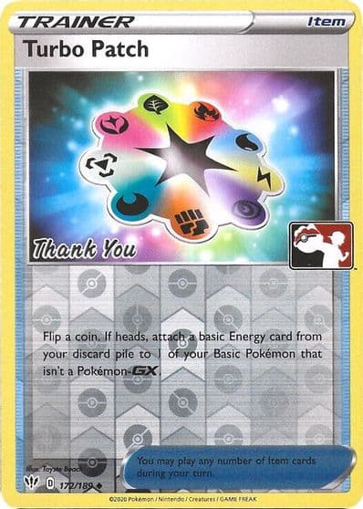 Turbo Patch (Pokemon League) [Thank You] League & Championship Cards Pokemon card