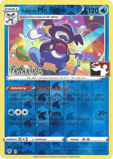 Galarian Mr. Rime (Pokemon League) [Thank You] Miscellaneous Cards & Products Pokemon card