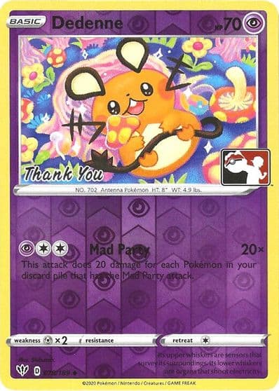 Dedenne (Pokemon League) [Thank You] League & Championship Cards Pokemon card