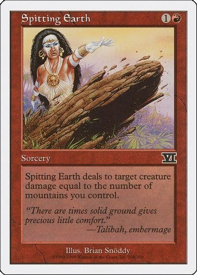 Spitting Earth Classic Sixth Edition Magic card