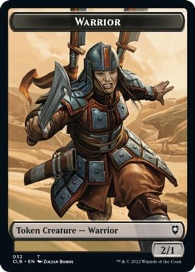 Warrior Inkling Double Sided Token Commander Legends: Battle for Baldur's Gate Magic card