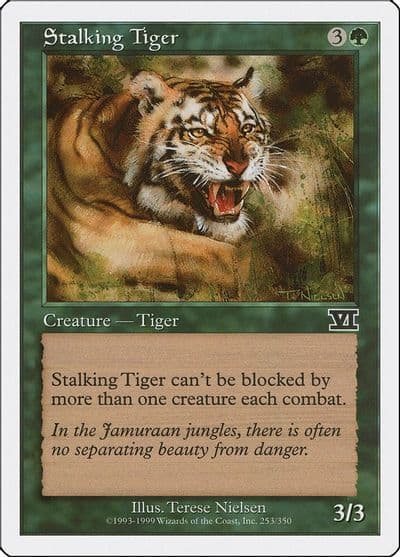 Stalking Tiger Classic Sixth Edition Magic card