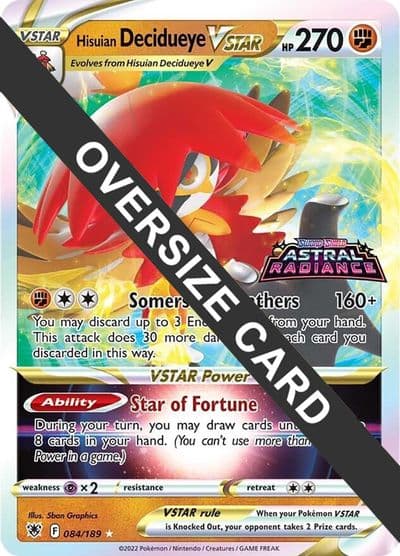 Hisuian Decidueye VSTAR Jumbo Cards Pokemon card