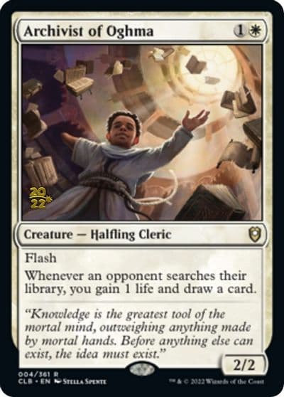 Archivist of Oghma Prerelease Cards Magic card