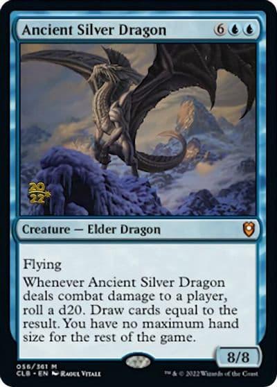 Ancient Silver Dragon Prerelease Cards Magic card
