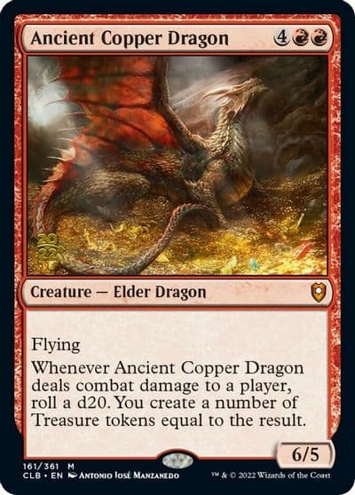 Ancient Copper Dragon Prerelease Cards Magic card