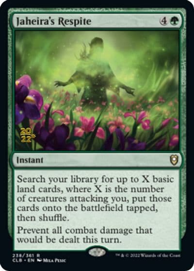 Jaheiras Respite Prerelease Cards Magic card
