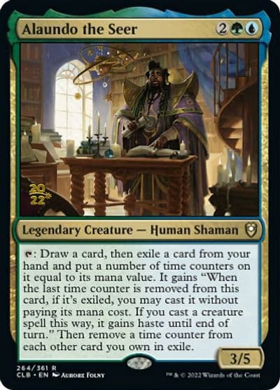 Alaundo the Seer Prerelease Cards Magic card