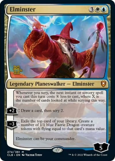 Elminster Prerelease Cards Magic card