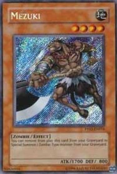 Mezuki Premium Pack 2 Yu-Gi-Oh! card