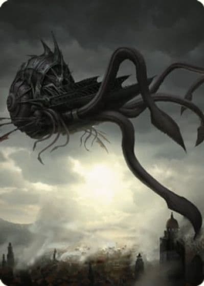 Nautiloid Ship Art Card Art Series: Commander Legends: Battle for Baldur's Gate Magic card