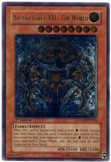 Arcana Force XXI The World UTR Light of Destruction Yu-Gi-Oh! card