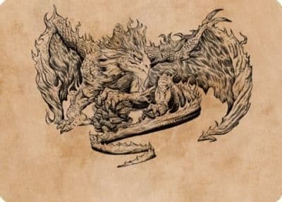 Miirym Sentinel Wyrm Art Card Art Series: Commander Legends: Battle for Baldur's Gate Magic card