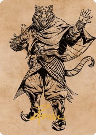 Mahadi Emporium Master Art Card Gold Stamped Signature Art Series: Commander Legends: Battle for Baldur's Gate Magic card
