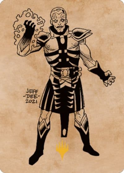 Jon Irenicus Shattered One Art Card 67 81 Gold Stamped Art Series: Commander Legends: Battle for Baldur's Gate Magic card