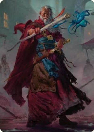Elminster Art Card 64 81 Art Series: Commander Legends: Battle for Baldur's Gate Magic card